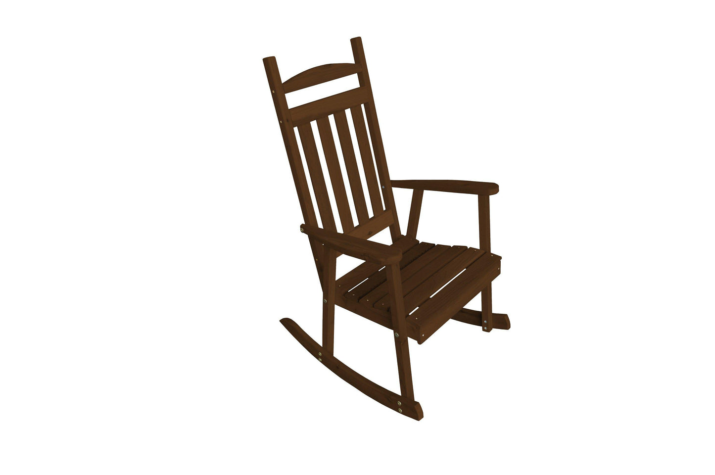 Regallion Outdoor Western Red Cedar Classic Porch Rocking Chair - LEAD TIME TO SHIP 7 BUSINESS DAYS OR LESS