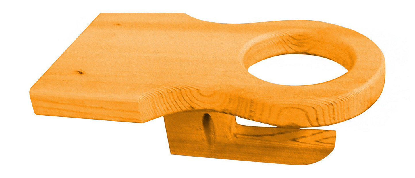 Regallion Outdoor Western Red Cedar Cup Holder - LEAD TIME TO SHIP 2 WEEKS