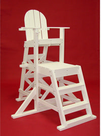 Tailwind Furniture Recycled Plastic MLG525 Medium Lifeguard Chair with Front Ladder - Rocking Furniture