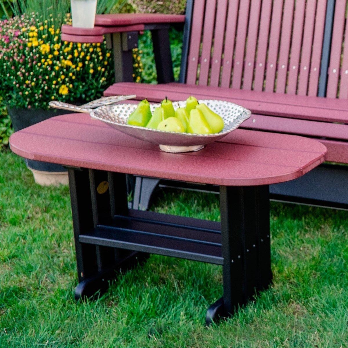 LuxCraft Recycled Plastic Coffee Table  - LEAD TIME TO SHIP 7 BUSINESS DAYS OR LESS