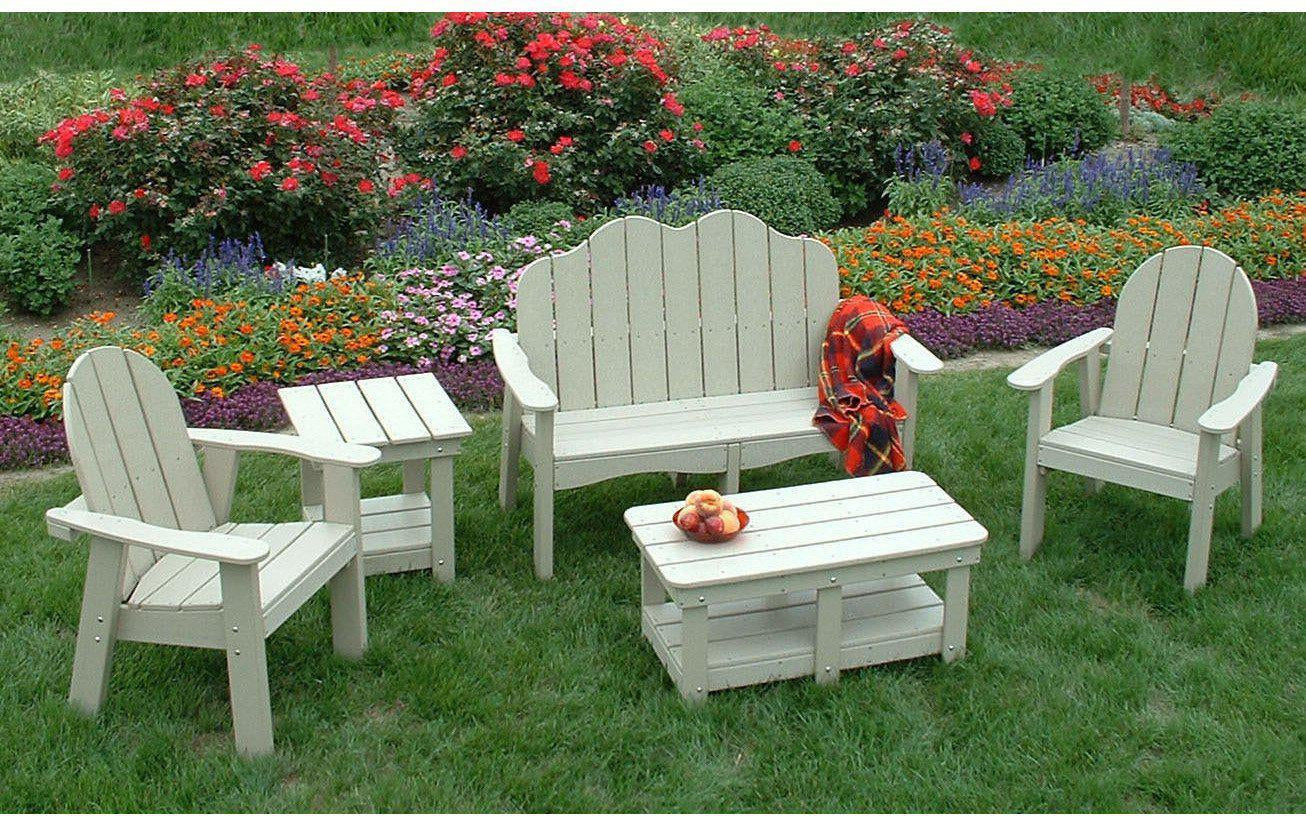 Tailwind Furniture Recycled Plastic 53" Traditional Bench - TB 485 - Rocking Furniture