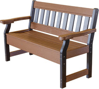 Wildridge Recycled Plastic Heritage 52.5" Garden Bench - Rocking Furniture