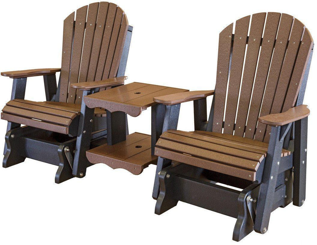 Wildridge Outdoor RockATee Double Seat Glider with Center Table