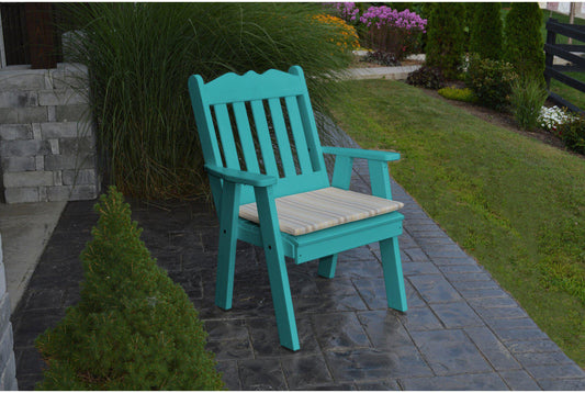 Patio Dining Chair - A&L Furniture Company Recycled Plastic Royal English Dining Chair