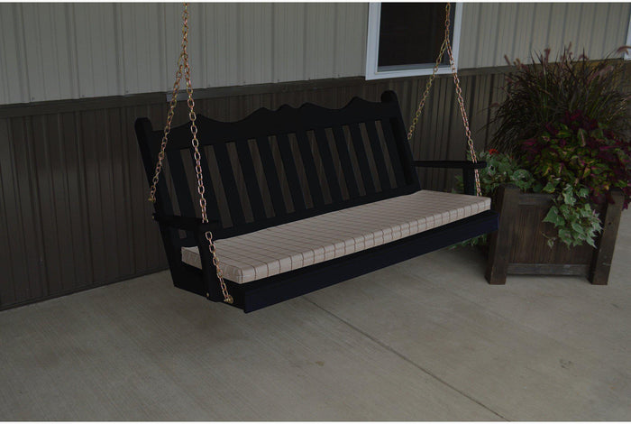 A & L Furniture Royal English Yellow Pine 4ft. Porch Swing  - Ships FREE in 5-7 Business days - Rocking Furniture