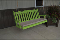 A & L Furniture Royal English Yellow Pine 4ft. Porch Swing  - Ships FREE in 5-7 Business days - Rocking Furniture