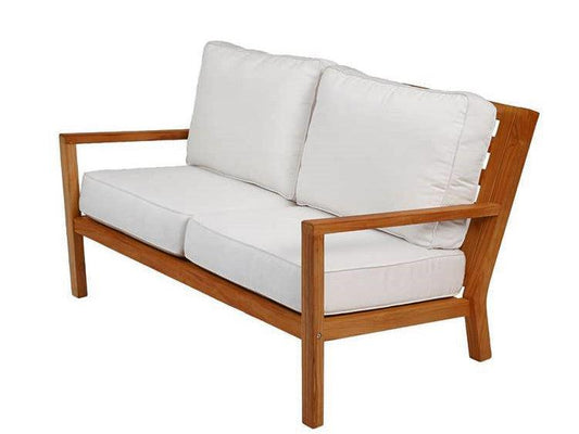 Royal Teak Collection Deep Seating Outdoor Coastal Patio Love-Seat / 2-Seater - SHIPS WITHIN 1 TO 2 BUSINESS DAYS