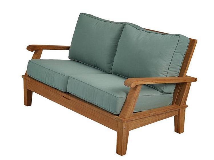 Royal Teak Collection Miami Deep Seating Outdoor Love Seat / 2-Seater - SHIPS WITHIN 1 TO 2 BUSINESS DAYS