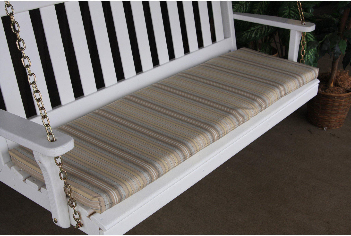A & L Furniture Sundown Agora 45 x 17 in. Cushion for Bench or Porch Swing  - Ships FREE in 5-7 Business days - Rocking Furniture