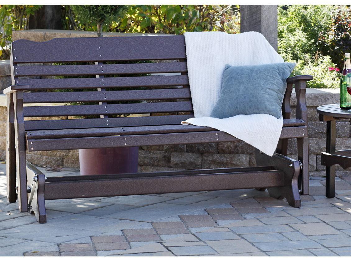 Leisure Lawns Amish Made Recycled Plastic 5' West Chester Glider Model #500 - LEAD TIME TO SHIP 6 WEEKS OR LESS