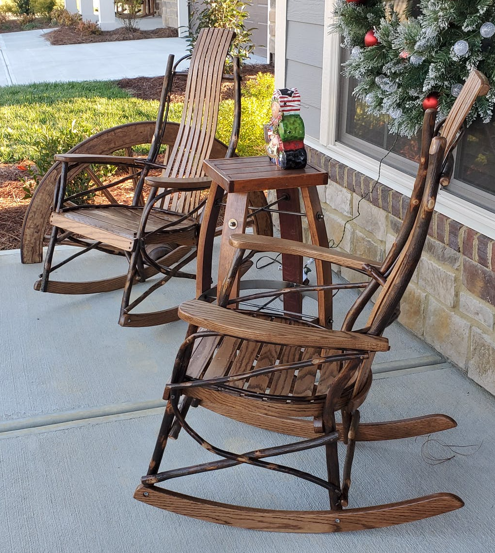 Amish Hickory bentwood rocking chair
