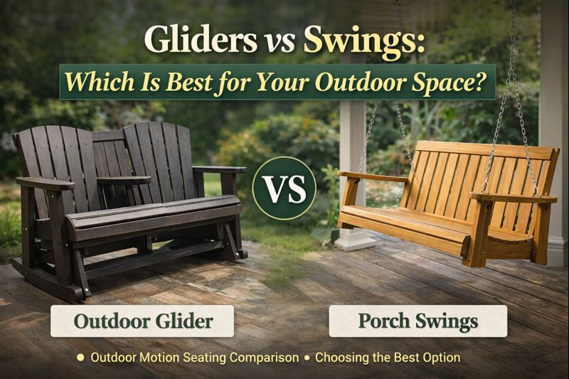 Gliders vs Porch Swings Which Is Best for You