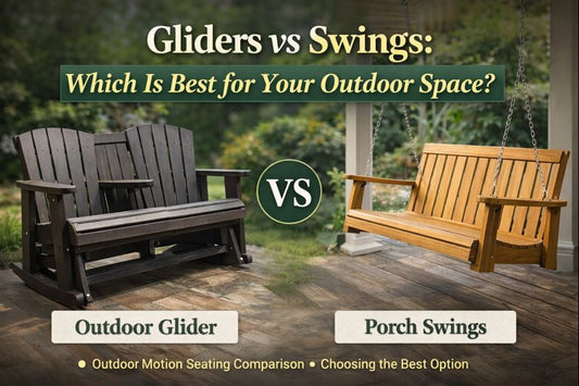 Gliders vs Porch Swings Which Is Best for You