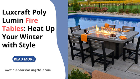 Luxcraft Poly Lumin Fire Tables: Heat Up Your Winter with Style