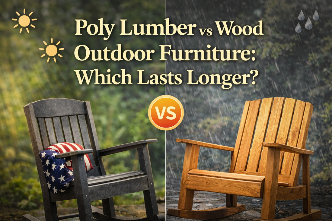 Poly Lumber vs Wood Outdoor Furniture