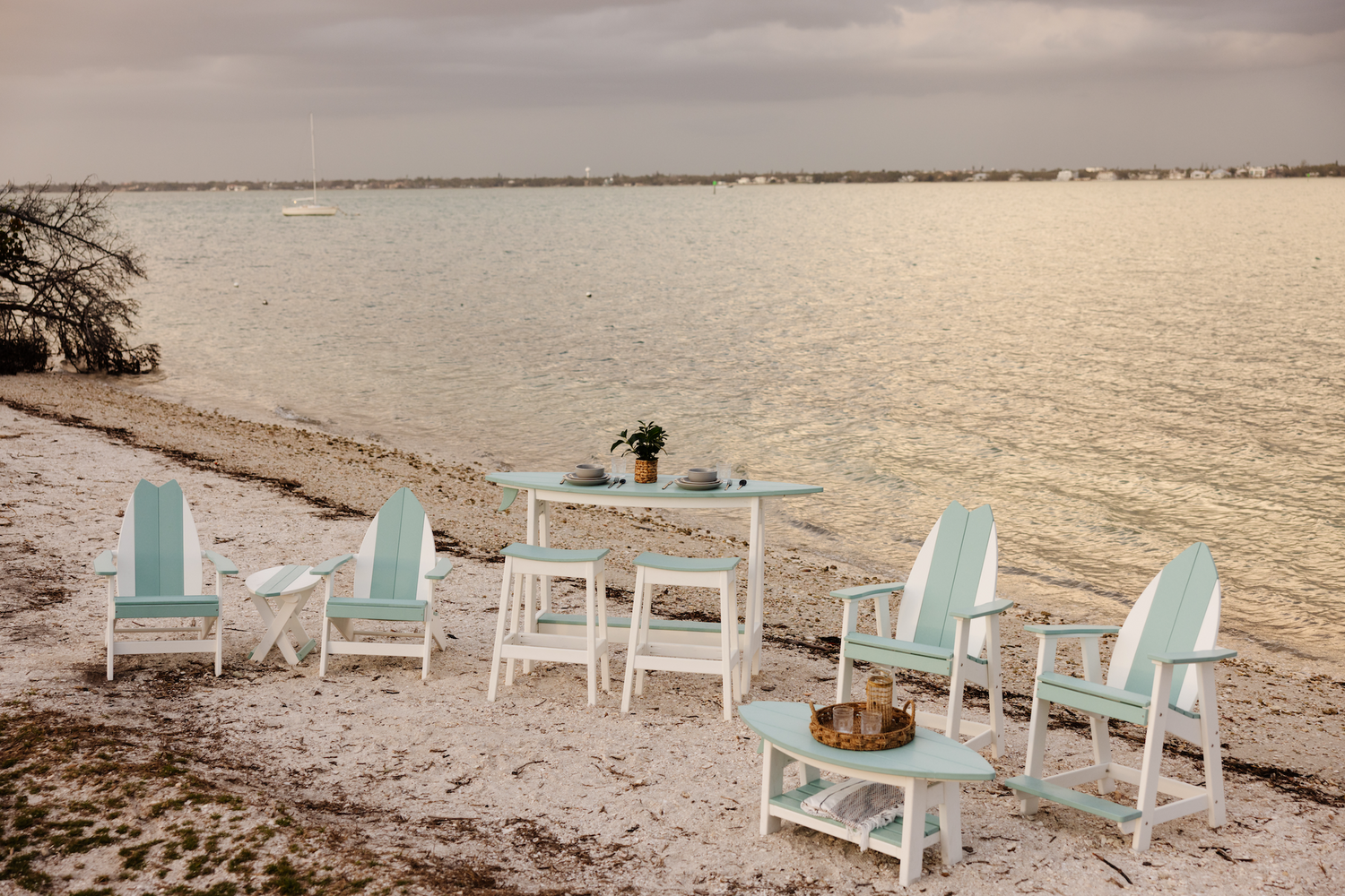 Polybird Outdoor Surfboard Furniture Collection