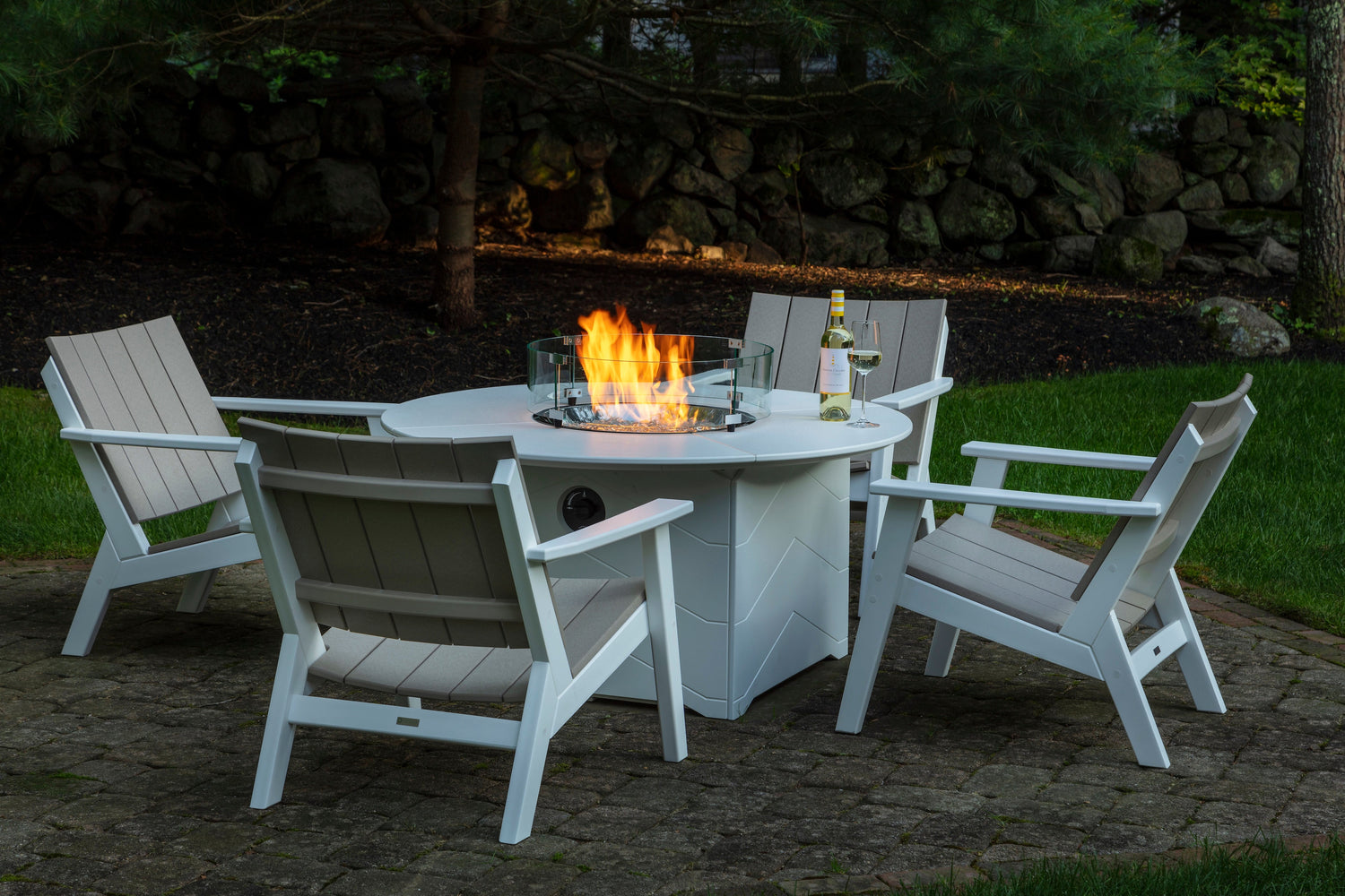 Seaside Casual Aura Fire Table Collection
