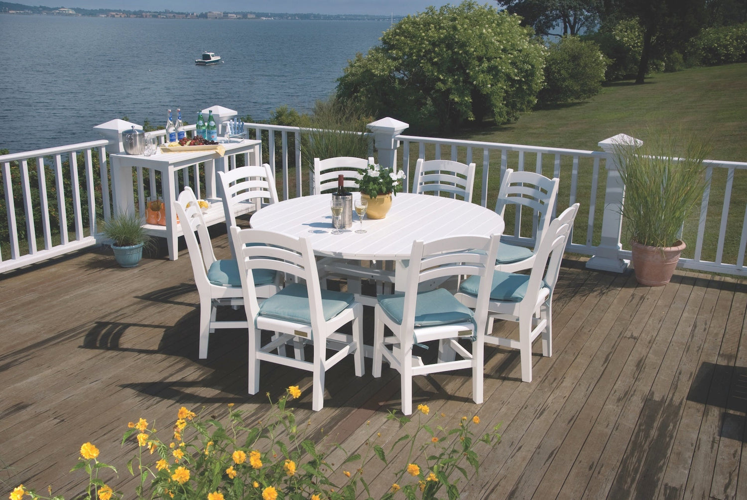 Seaside Casual Salem Outdoor Table Collection