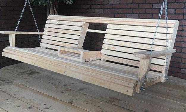 American Made Wooden Porch Swings