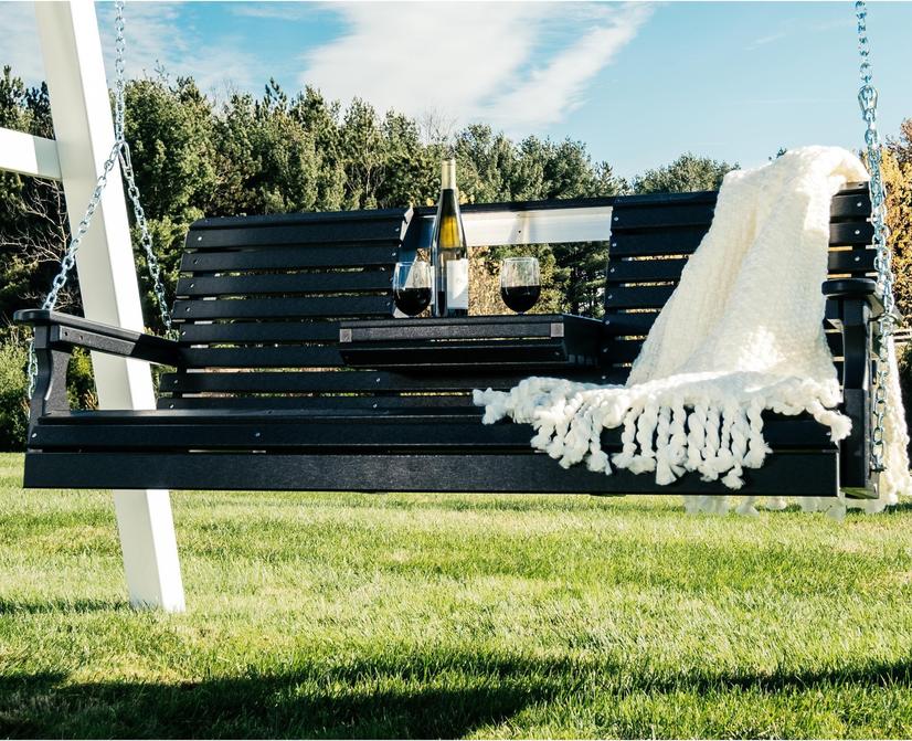 AMERICAN MADE COMPOSITE PORCH SWINGS | PLASTIC PORCH SWINGS