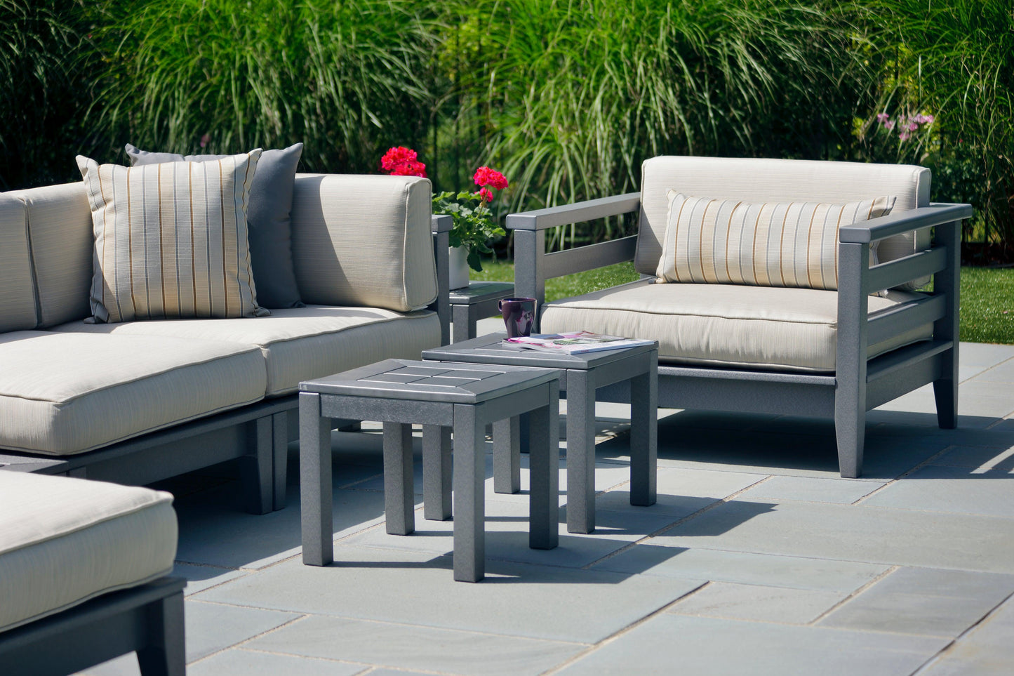 Seaside Casual Recycled Plastic Southport Bunching Table - LEAD TIME TO SHIP 2 TO 4 WEEKS