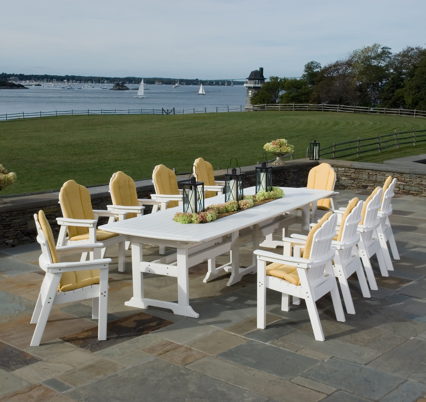Seaside Casual Recycled Plastic Adirondack Classic Dining Chair - LEAD TIME TO SHIP 2 TO 4 WEEKS