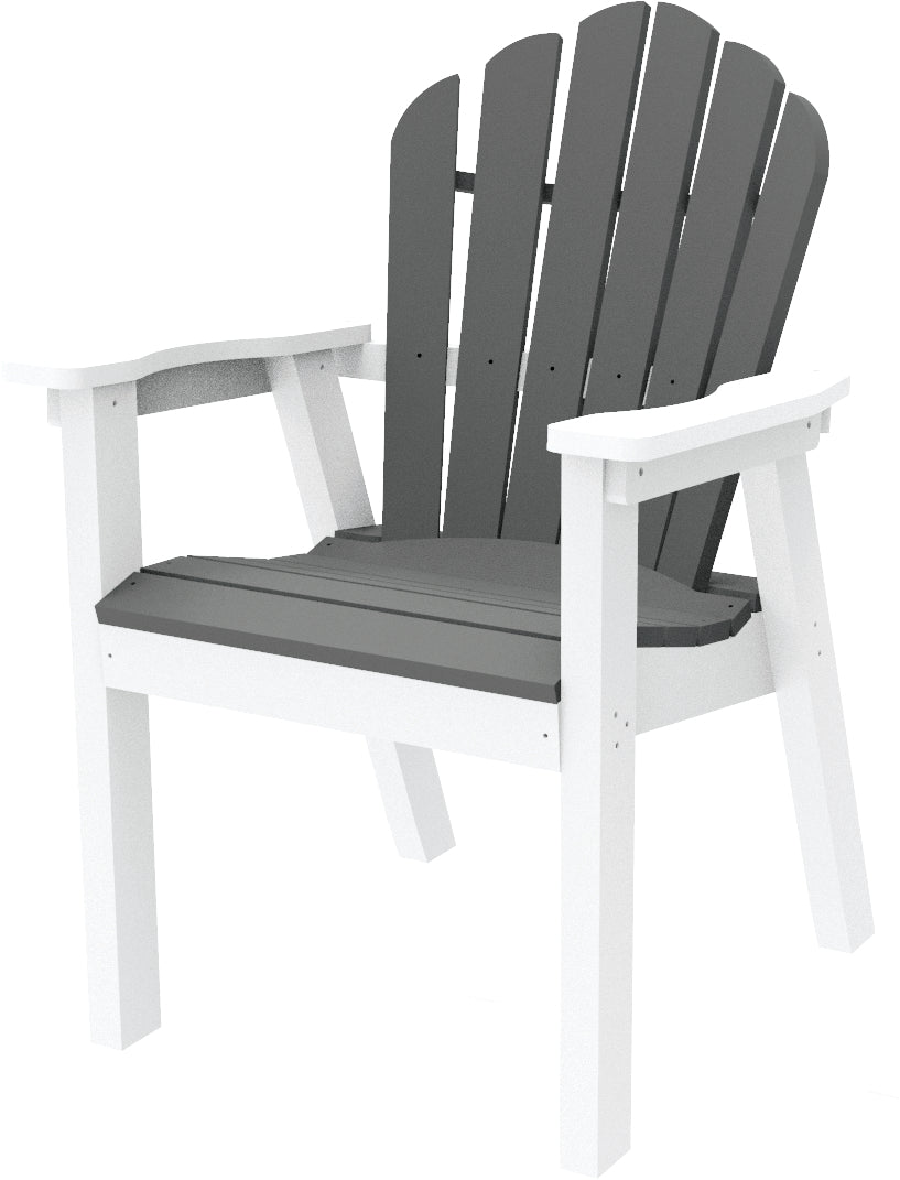 Seaside Casual Recycled Plastic Adirondack Classic Dining Chair - LEAD TIME TO SHIP 2 TO 4 WEEKS