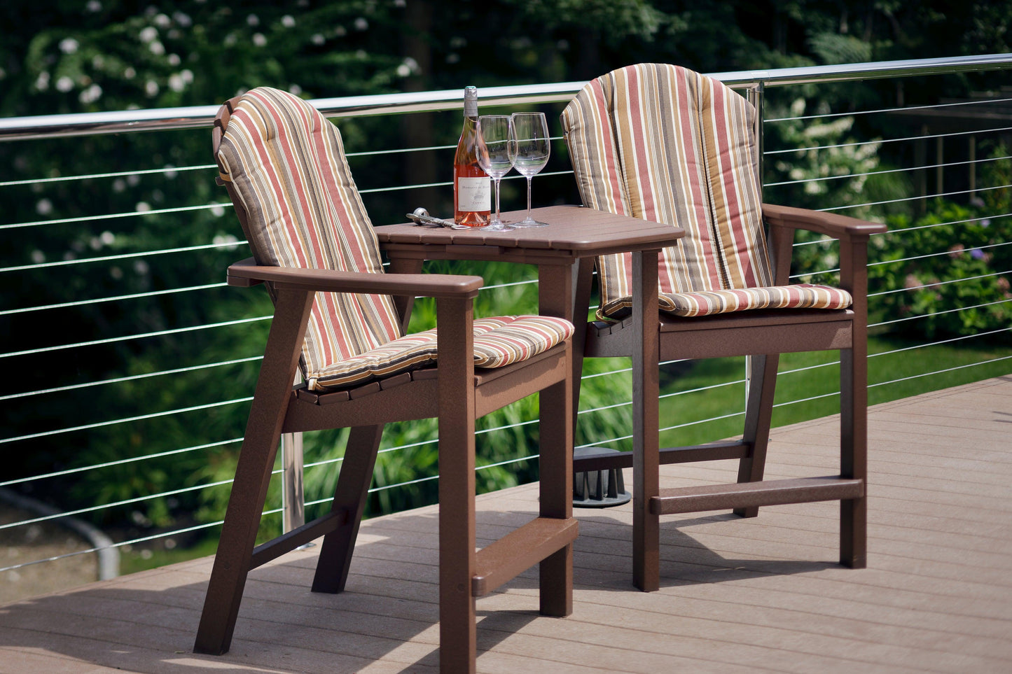 Seaside Casual Recycled Plastic Adirondack Shellback Balcony Chair (COUNTER HEIGHT) - LEAD TIME TO SHIP 4 TO 6 WEEKS