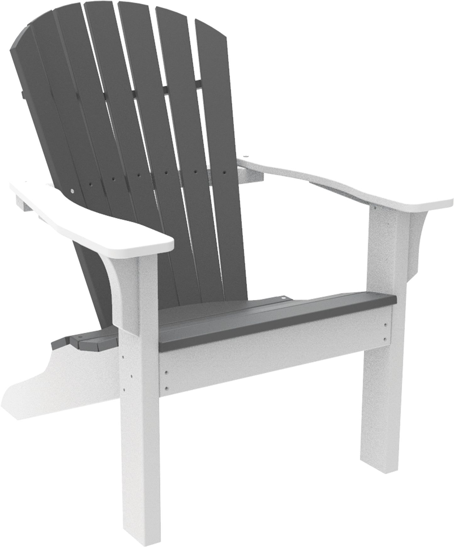Seaside Casual Recycled Plastic Adirondack Shellback Chair - LEAD TIME TO SHIP 2 TO 4 WEEKS