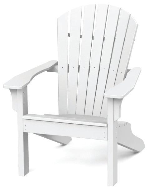 Seaside Casual Recycled Plastic Adirondack Shellback Chair - LEAD TIME TO SHIP 2 TO 4 WEEKS