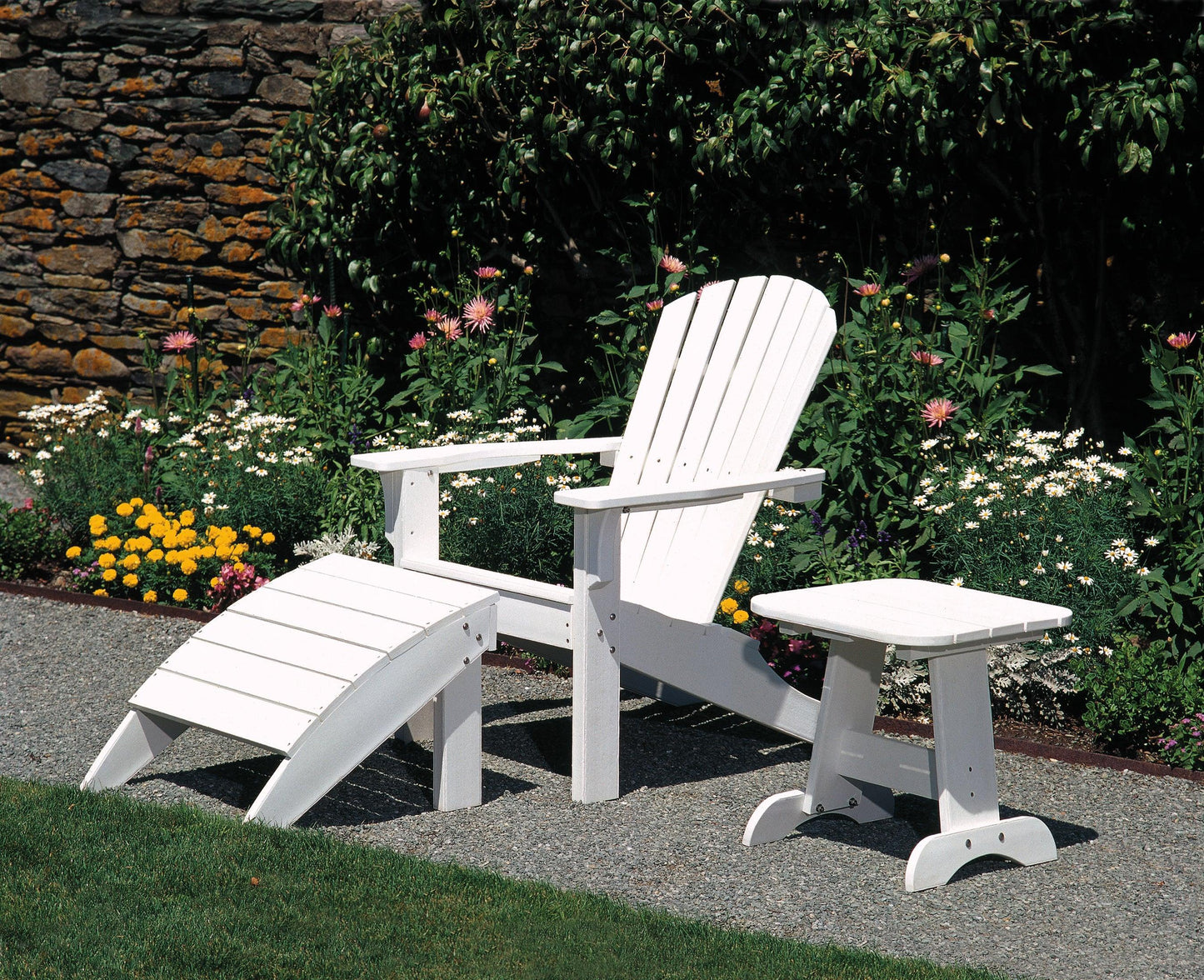 Seaside Casual Recycled Plastic Adirondack Shellback Chair - LEAD TIME TO SHIP 2 TO 4 WEEKS
