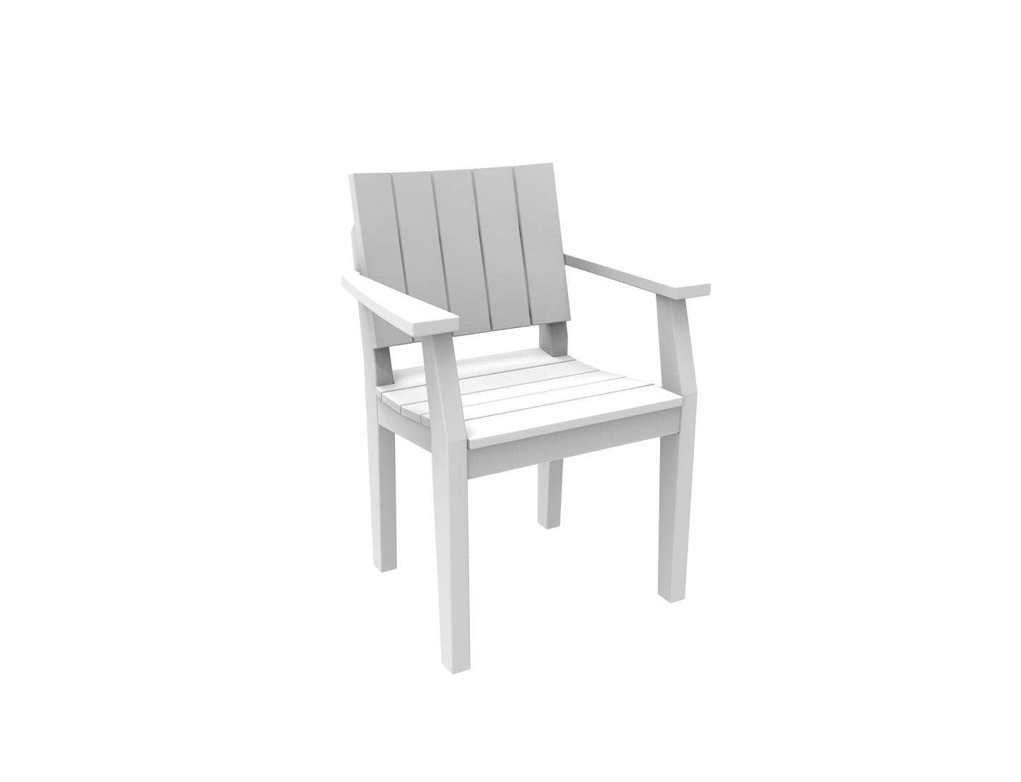 Seaside Casual Recycled Plastic MAD Dining Arm Chair - LEAD TIME TO SHIP 2 TO 4 WEEKS