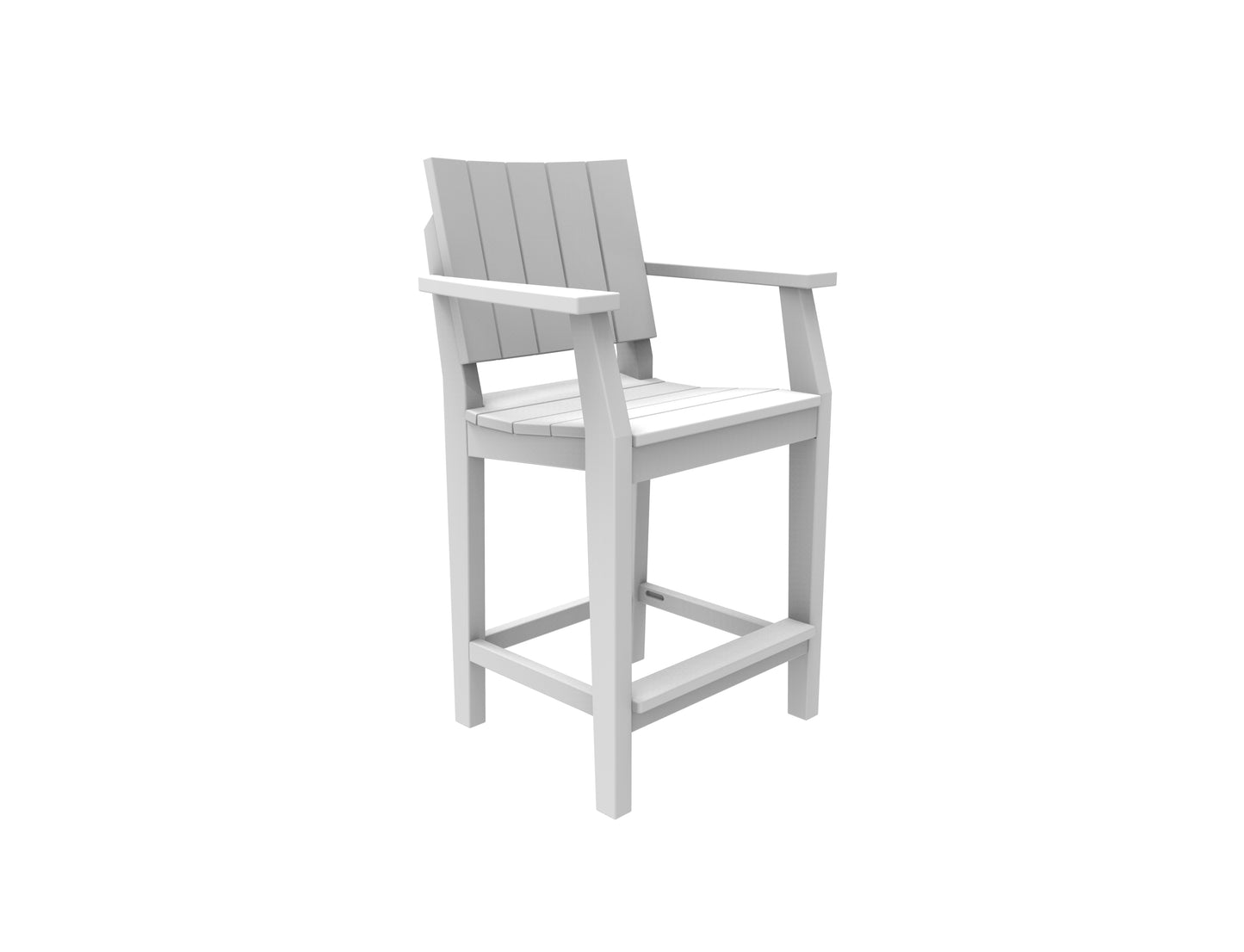 Seaside Casual Recycled Plastic MAD Balcony Arm Chair - LEAD TIME TO SHIP 2 TO 4 WEEKS