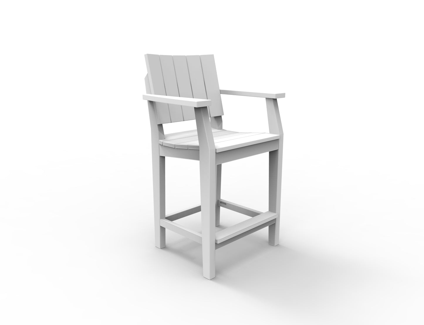 Seaside Casual Recycled Plastic MAD Balcony Arm Chair - LEAD TIME TO SHIP 2 TO 4 WEEKS