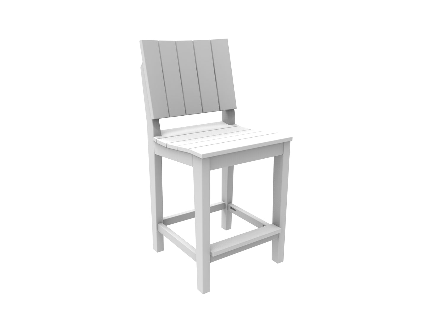Seaside Casual Recycled Plastic MAD Balcony Side Chair (BAR HEIGHT) - LEAD TIME TO SHIP 2 TO 4 WEEKS