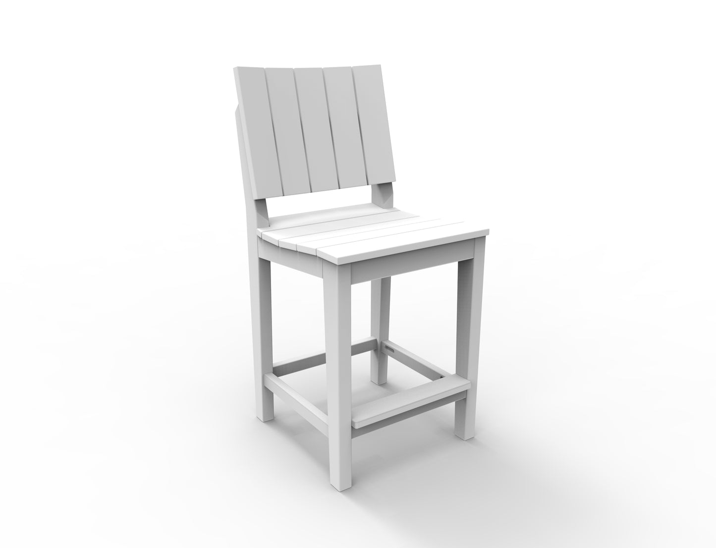 Seaside Casual Recycled Plastic MAD Balcony Side Chair (BAR HEIGHT) - LEAD TIME TO SHIP 2 TO 4 WEEKS