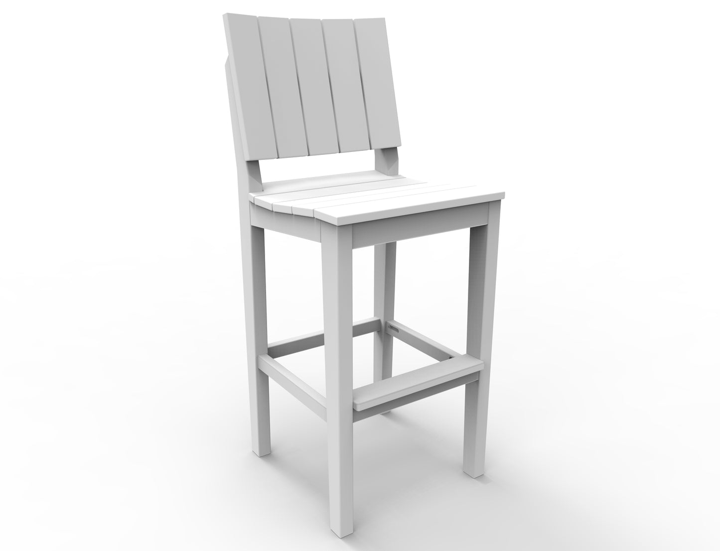 Seaside Casual Recycled Plastic MAD Bar Side Chair (BAR HEIGHT) - LEAD TIME TO SHIP 2 TO 4 WEEKS
