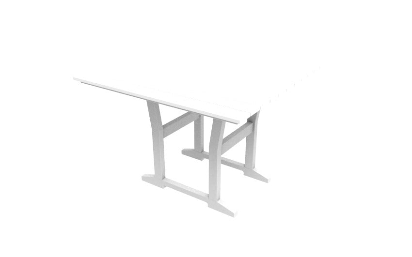 Seaside Casual Recycled Plastic Coastline Cafe Square Dining Table - LEAD TIME TO SHIP 2 TO 4 WEEKS