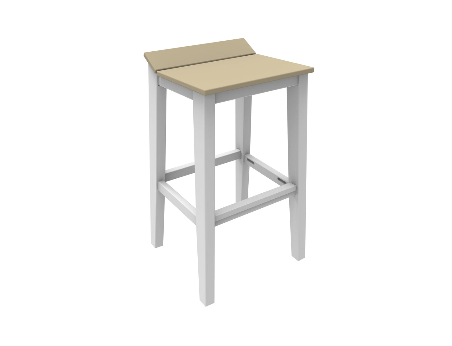 Seaside Casual Recycled Plastic SYM Bar Stool - LEAD TIME TO SHIP 4 TO 6 WEEKS