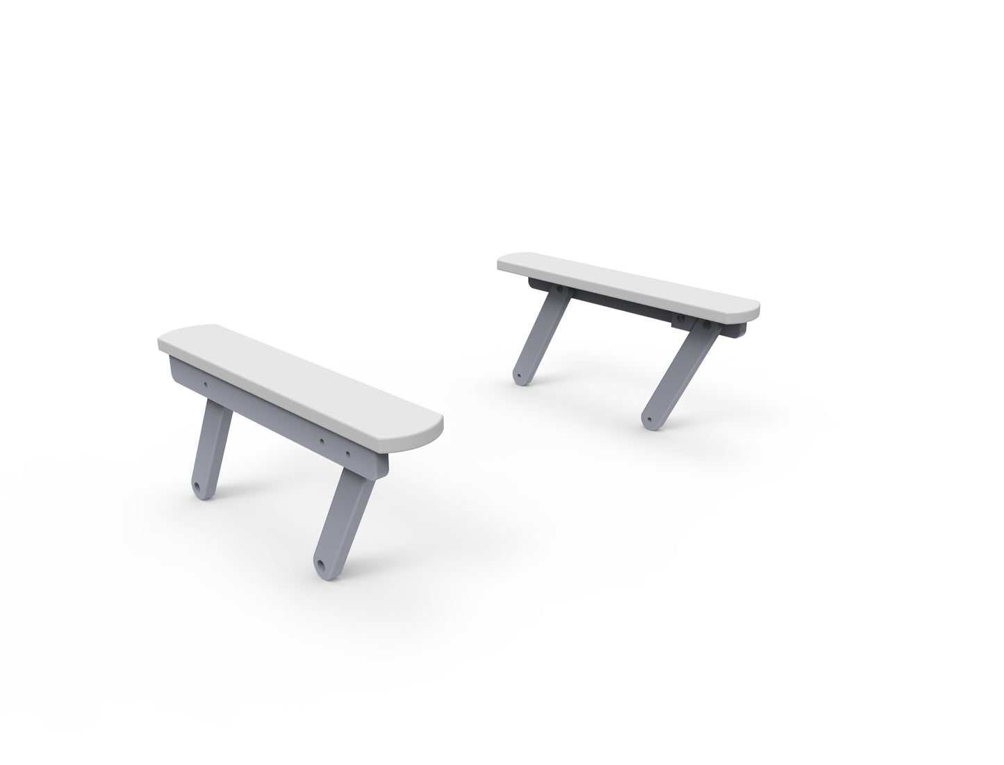 Seaside Casual Recycled Plastic Kingston Chaise Folding Arm Kit - LEAD TIME TO SHIP 4 TO 6 WEEKS