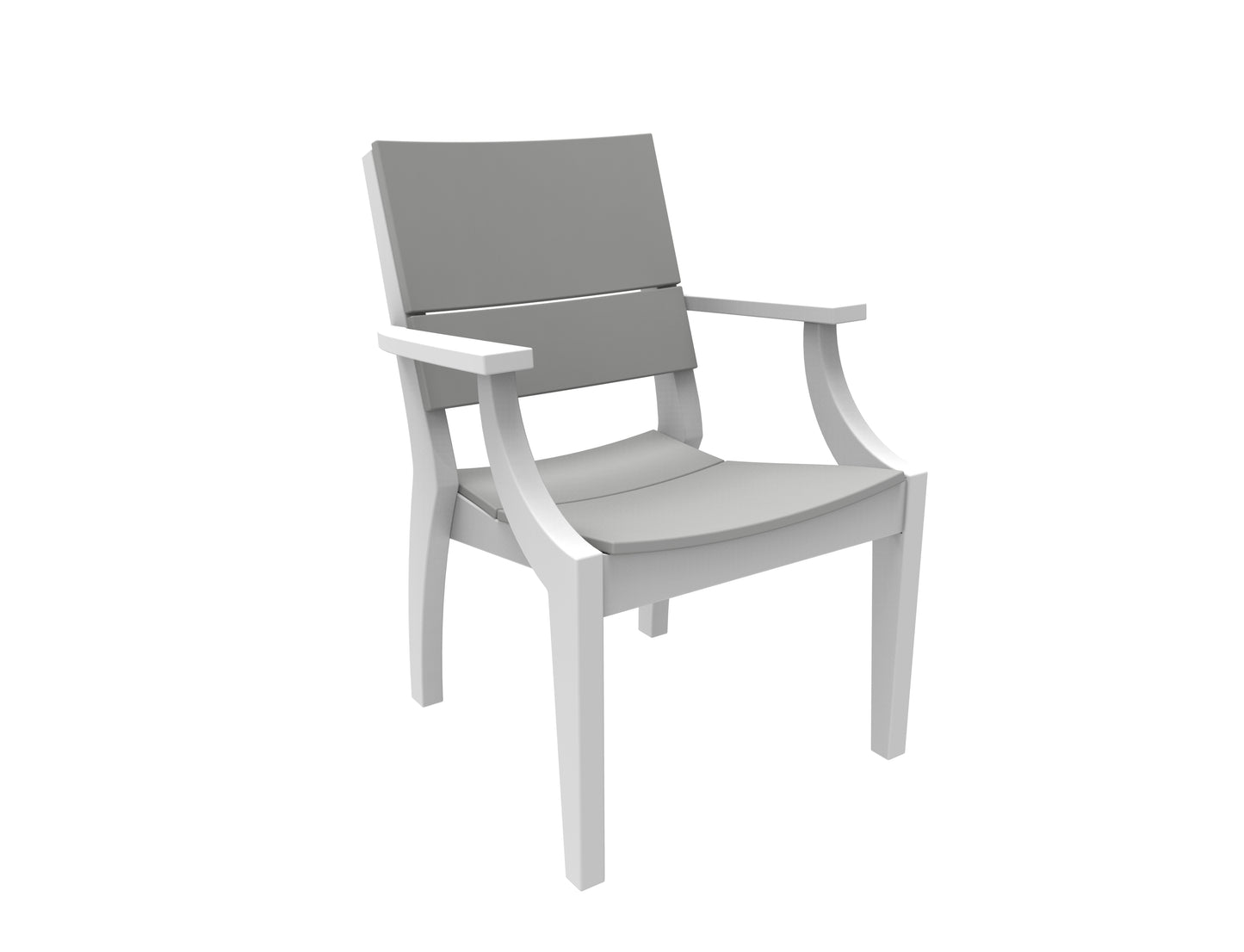 Seaside Casual Recycled Plastic SYM Arm Chair - LEAD TIME TO SHIP 4 TO 6 WEEKS