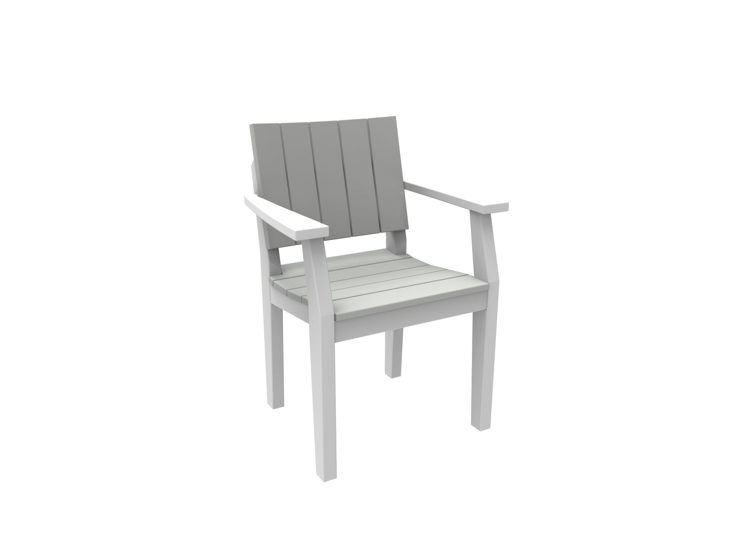 Seaside Casual Recycled Plastic MAD Dining Arm Chair - LEAD TIME TO SHIP 2 TO 4 WEEKS