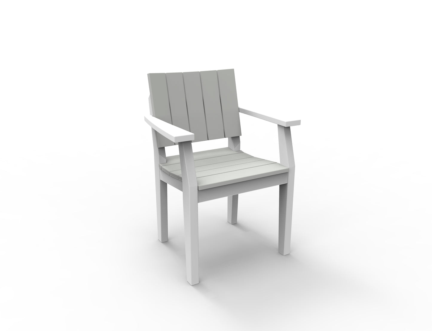 Seaside Casual Recycled Plastic MAD Dining Arm Chair - LEAD TIME TO SHIP 2 TO 4 WEEKS