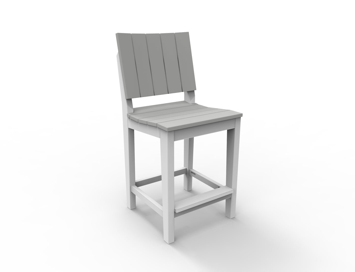 Seaside Casual Recycled Plastic MAD Balcony Side Chair (BAR HEIGHT) - LEAD TIME TO SHIP 2 TO 4 WEEKS