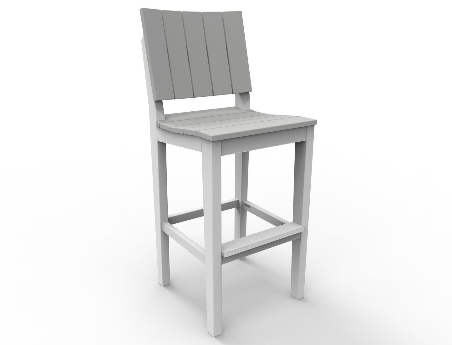Seaside Casual Recycled Plastic MAD Bar Side Chair (BAR HEIGHT) - LEAD TIME TO SHIP 2 TO 4 WEEKS