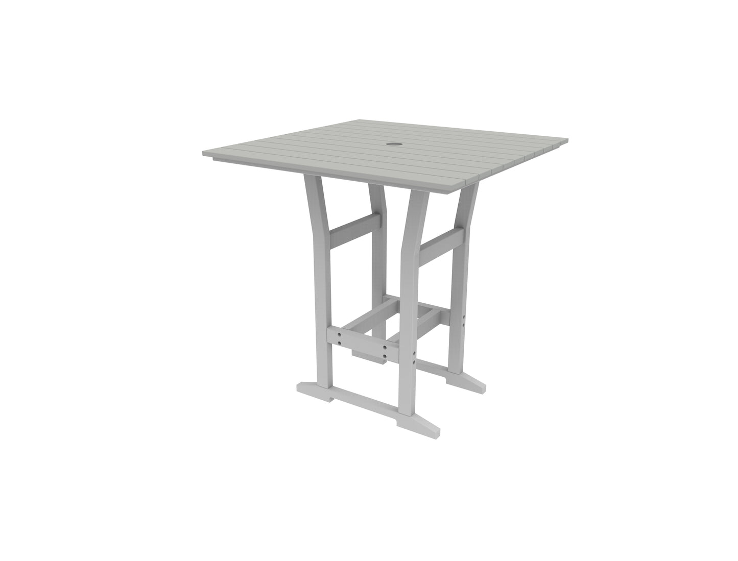 Seaside Casual Recycled Plastic Coastline Cafe Square Bar Table (BAR HEIGHT) - LEAD TIME TO SHIP 2 TO 4 WEEKS