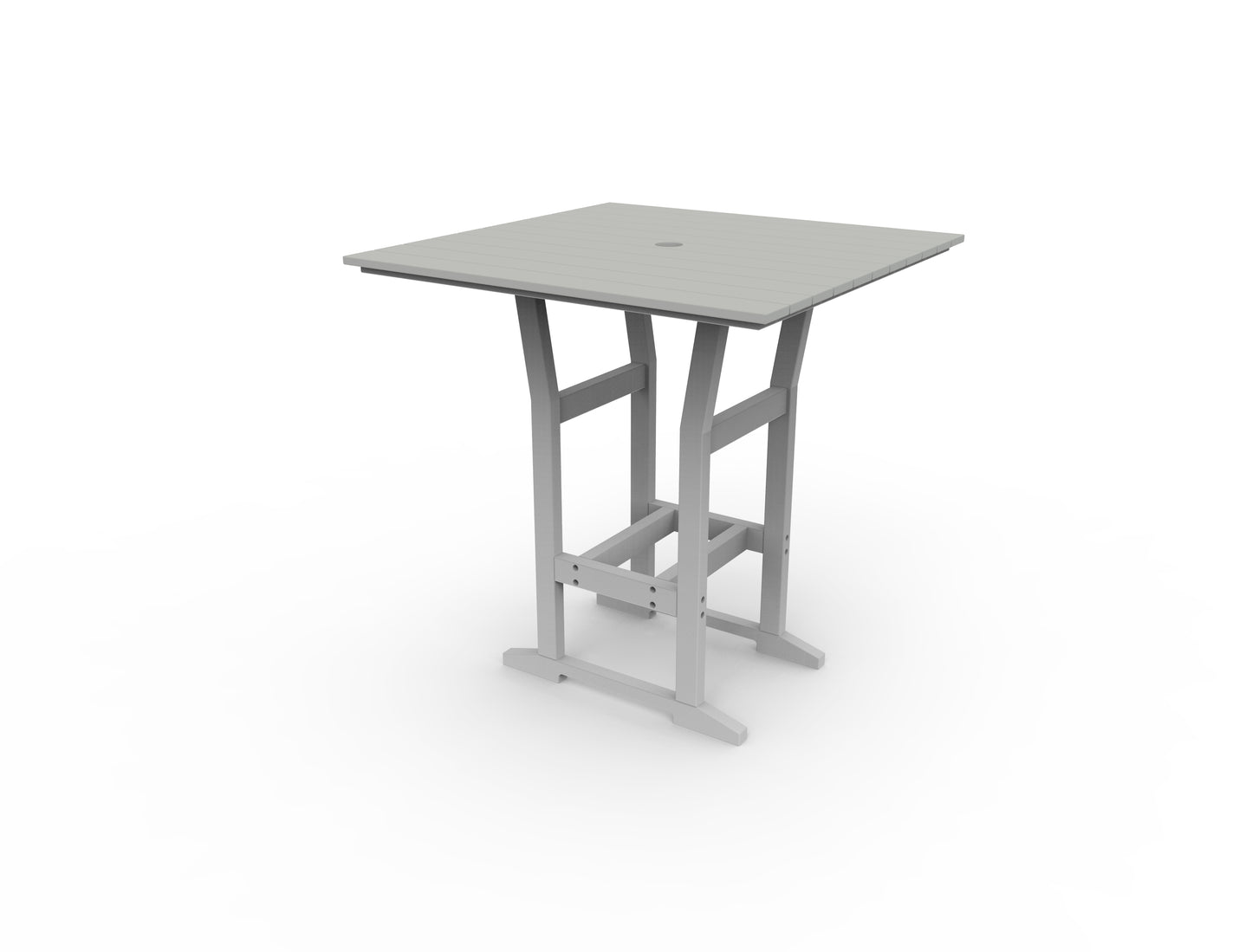 Seaside Casual Recycled Plastic Coastline Cafe Square Bar Table (BAR HEIGHT) - LEAD TIME TO SHIP 2 TO 4 WEEKS