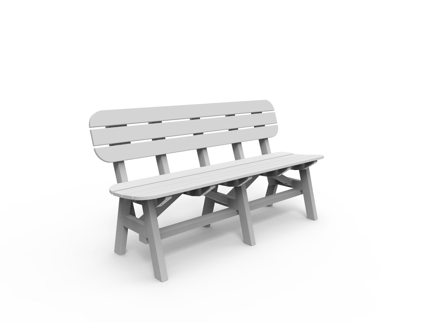 Seaside Casual Recycled Plastic Portsmouth 5' Bench - LEAD TIME TO SHIP 4 TO 6 WEEKS