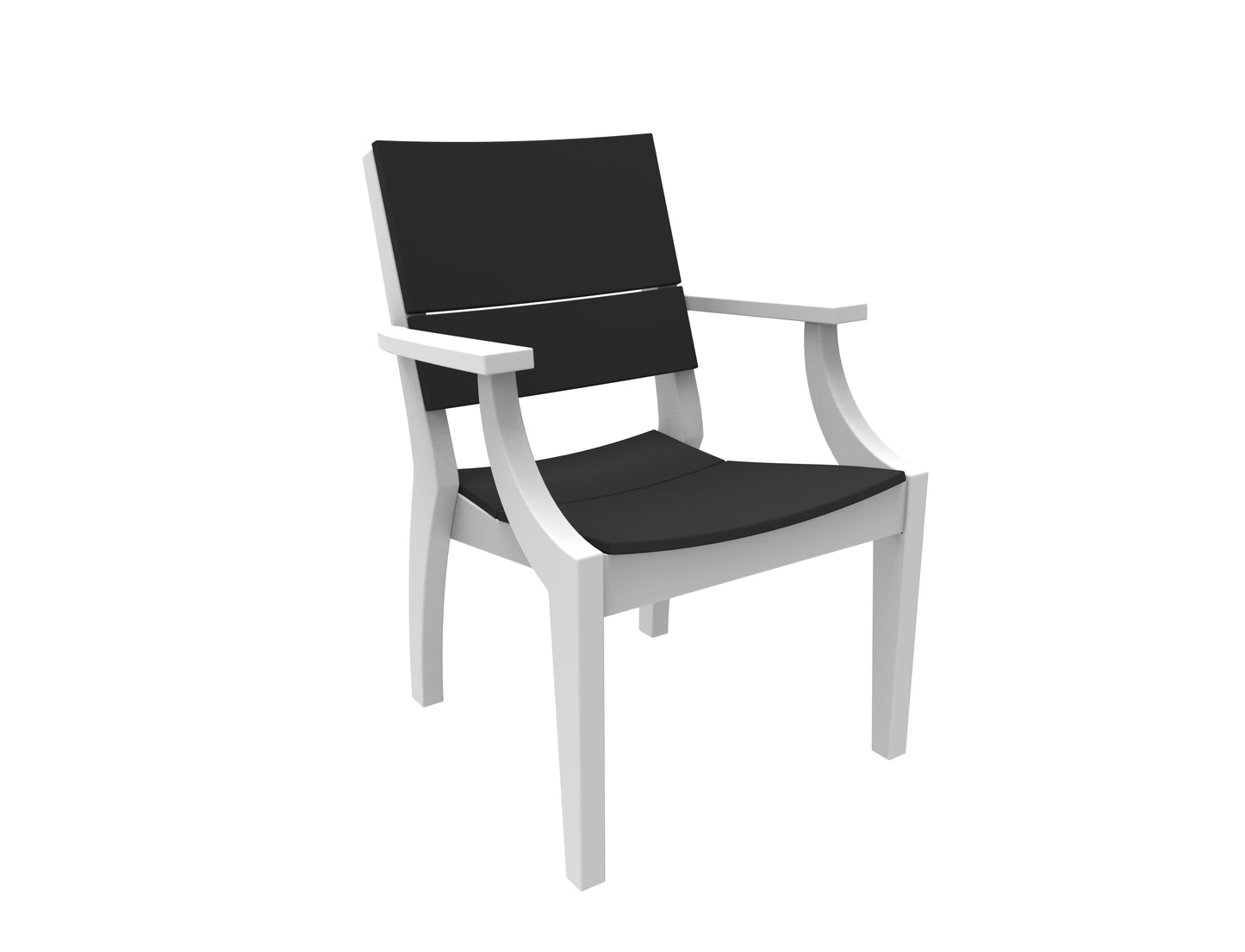 Seaside Casual Recycled Plastic SYM Arm Chair - LEAD TIME TO SHIP 4 TO 6 WEEKS