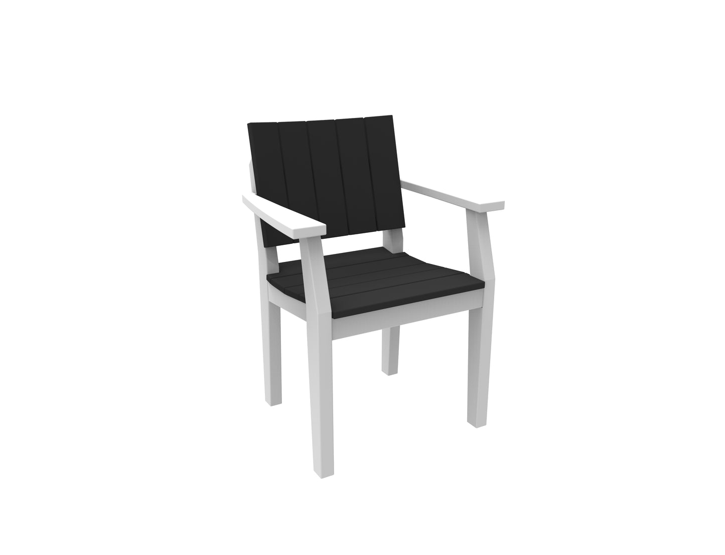 Seaside Casual Recycled Plastic MAD Dining Arm Chair - LEAD TIME TO SHIP 2 TO 4 WEEKS